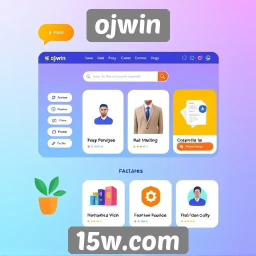 a interface amigável do site ojwin atrai novos usuários